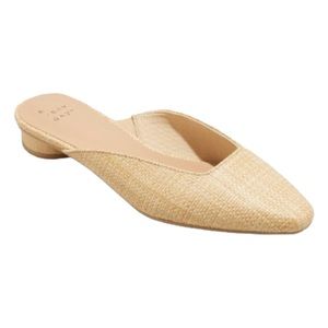A New Day Women’s Size 8.5 Mandy Mules Tan‎ Woven Braided